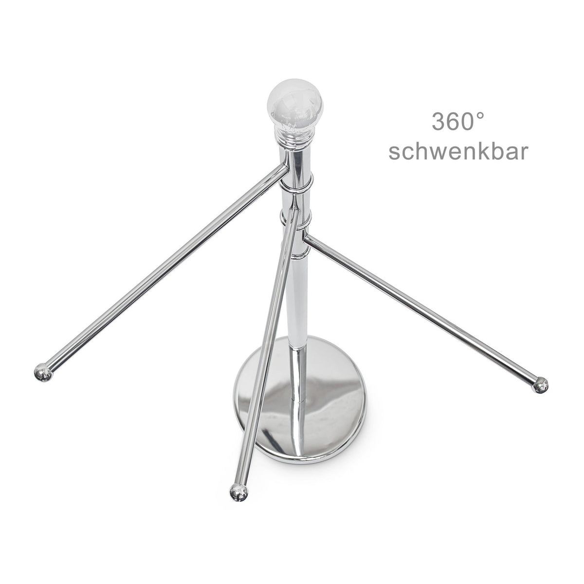 Towel hanger in stainless steel