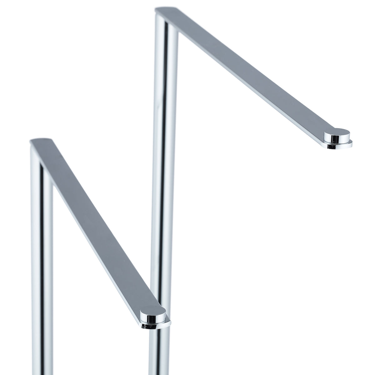 Towel hanger with 2 bars