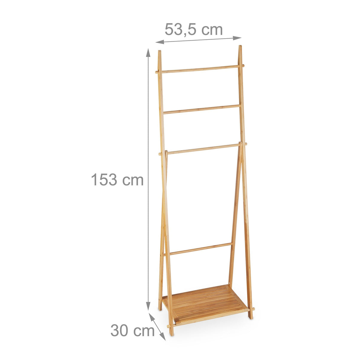 Towel rack Bamboo 4 Rods
