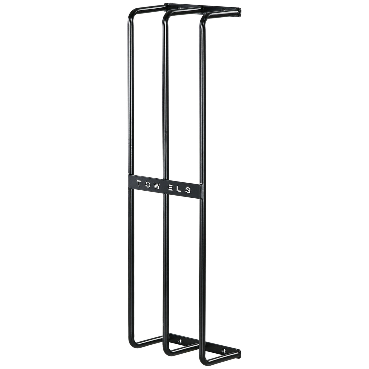 Towel rack wall mounted, bath towel rack for 6 large size (160 x 100 cm) rolled towels, guest towel rack, metal
