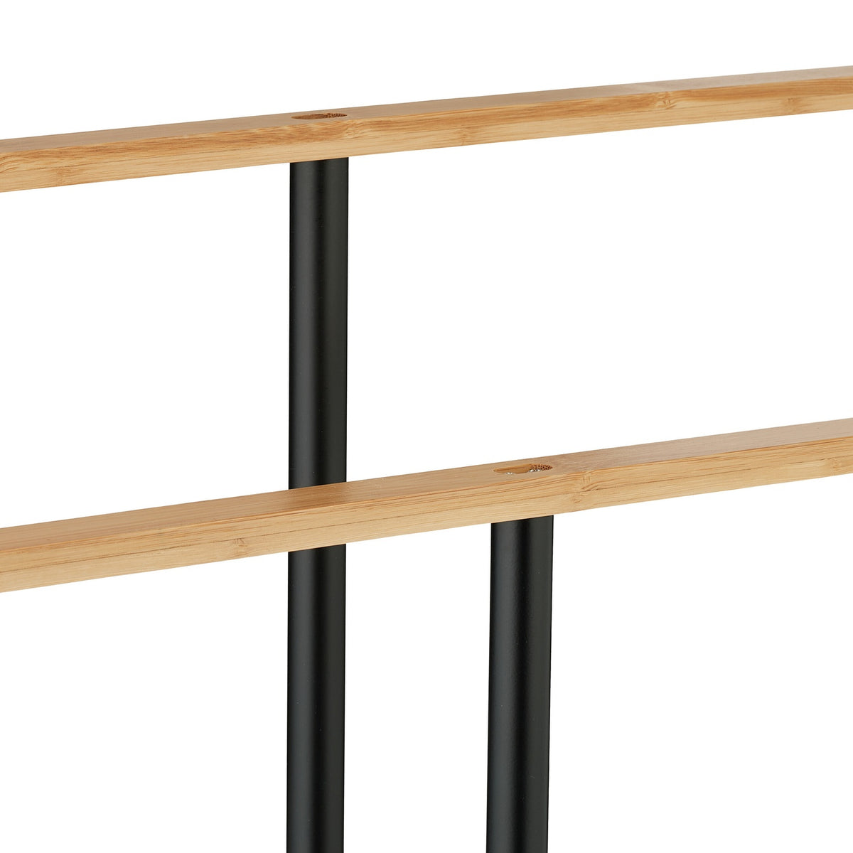 Towel rack with T-design