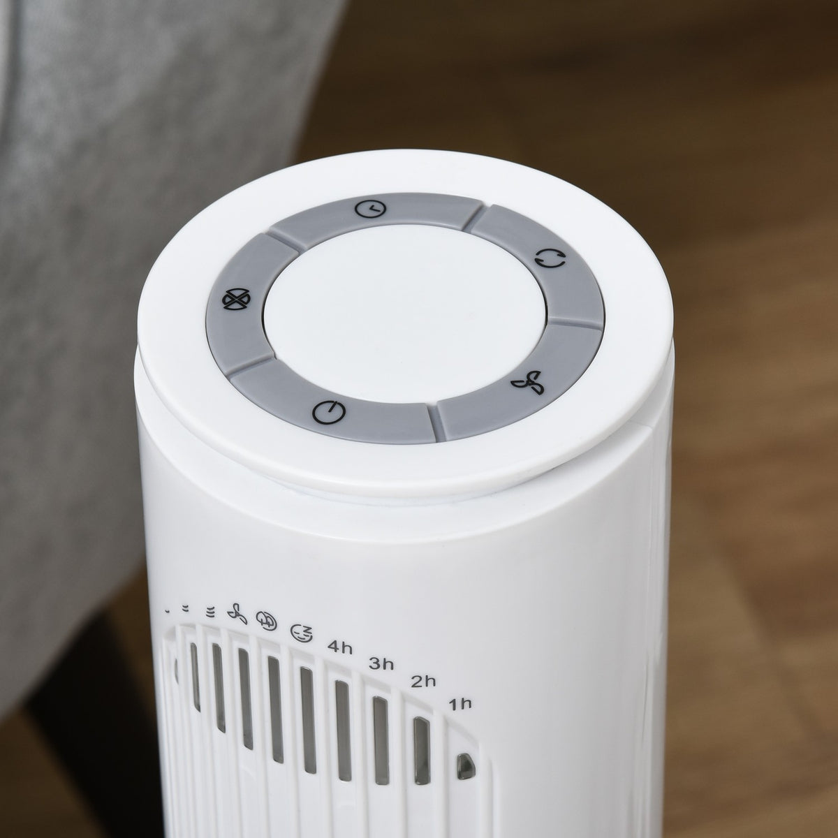 Tower Fan 70° Oscillation, 77Cm, 45W, 3 Modes & Speeds, Abs Plastic, White