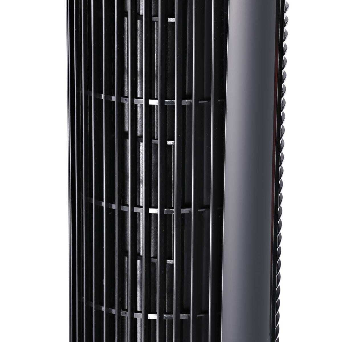 Tower Fan Pedestal Fan With 3 Ventilation Levels, 70° Oscillation, 45 W, Abs, Black, Ø27 X H75 Cm