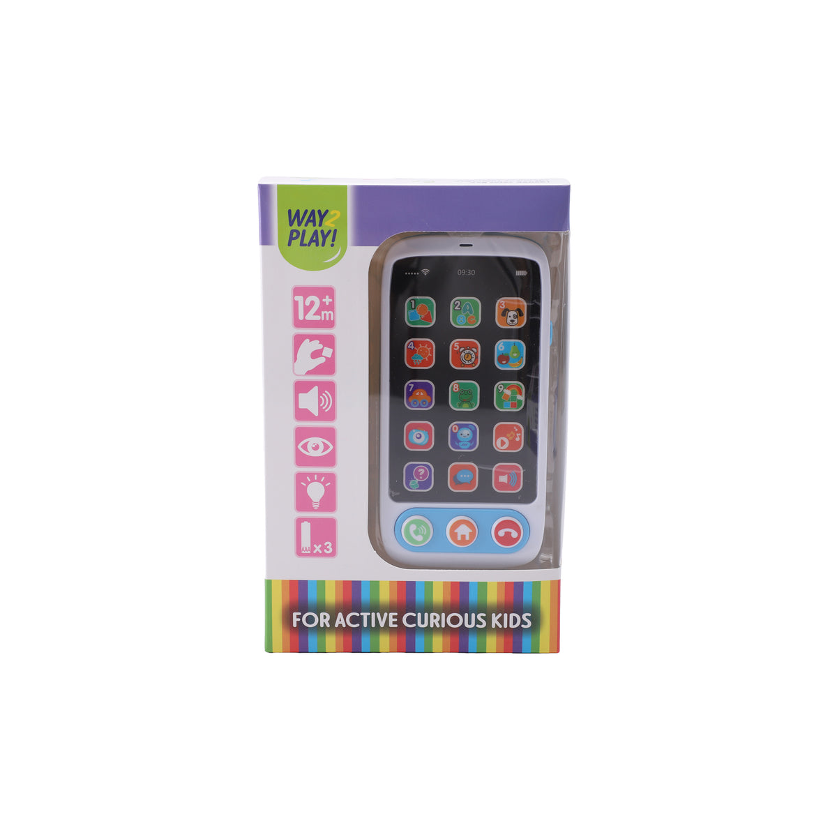 Toy Smartphone for Kids, Multilingual, Light Effects