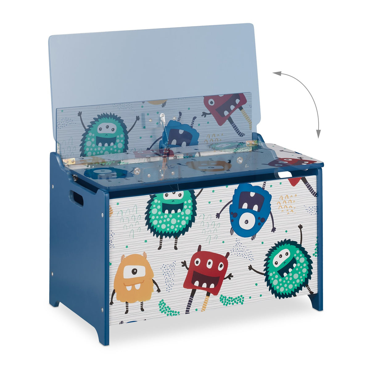 Toy box with monsters