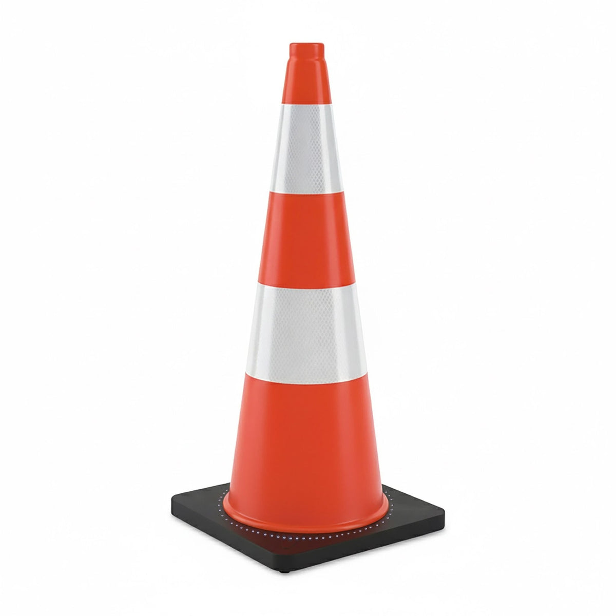 Traffic Cone 75 cm – Heavy Duty, Reflective Stripes