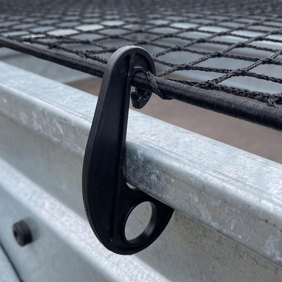 Trailer Net, Black, 1x2m, Durable PP Plastic