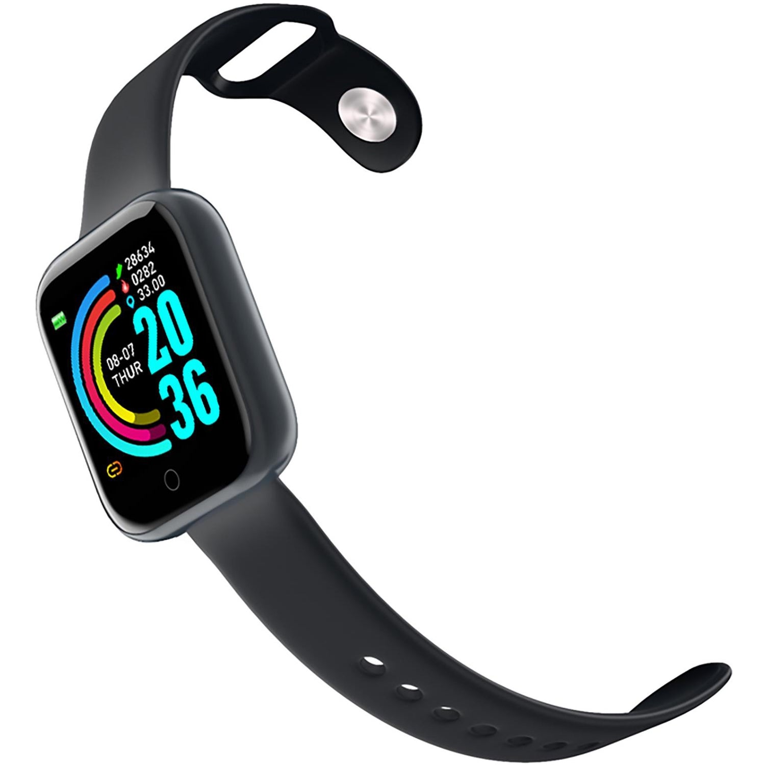 Trainerbeat Smartwatch with two bracelets Black + Green