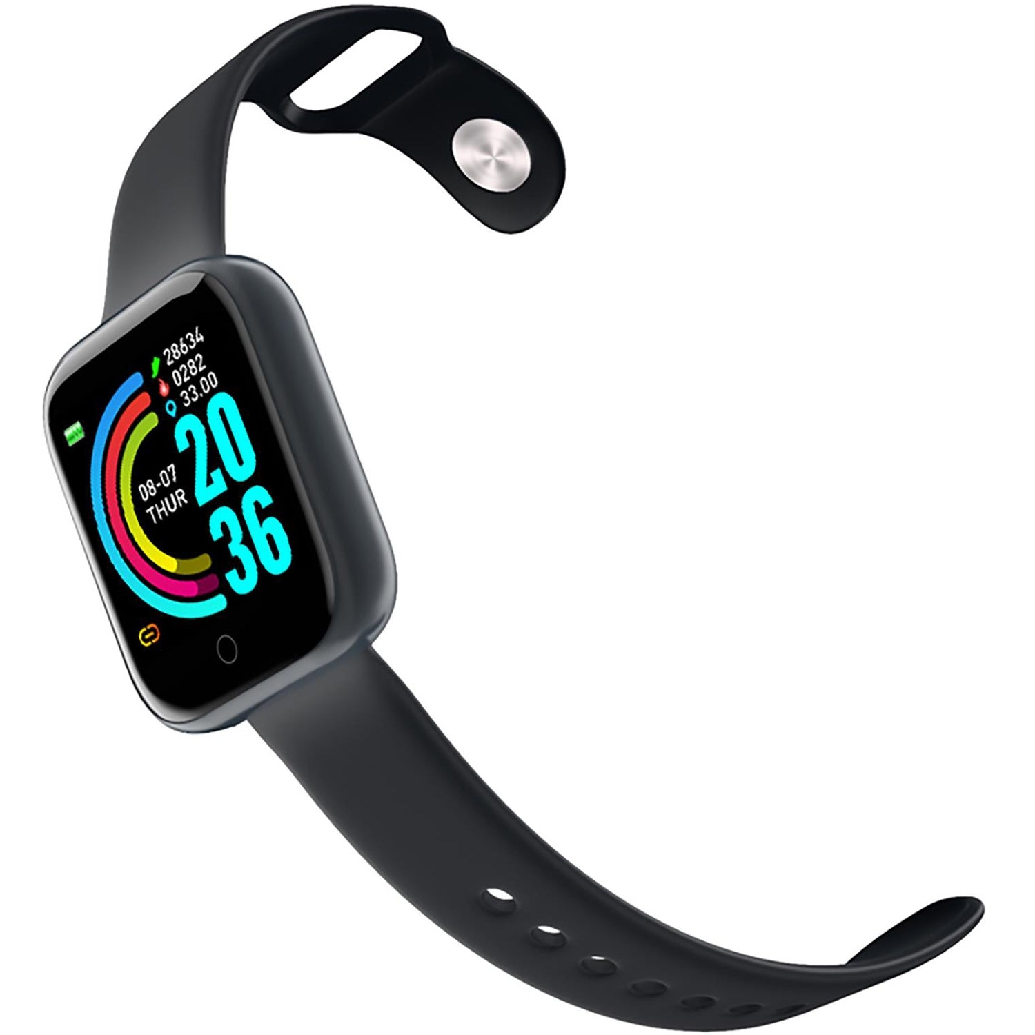 Trainerbeat Smartwatch with two bracelets Black + Orange