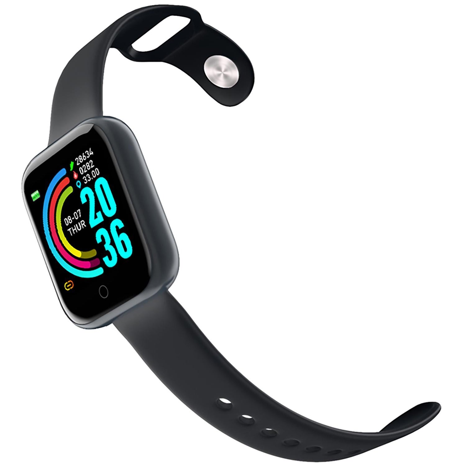 Trainerbeat Smartwatch with two bracelets Black + Purple