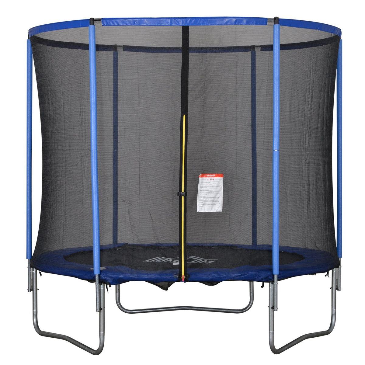 Trampoline With Safety Net Garden Trampoline For Indoor And Outdoor Use For Children And Adults Steel Up To 113.6 Kg Ø244 X 240H Cm