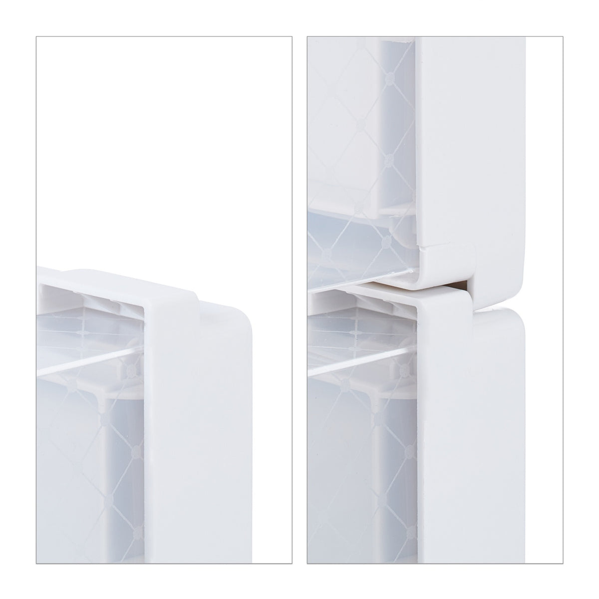 Transparent Shoe Storage Boxes for High Heels, Set of 6