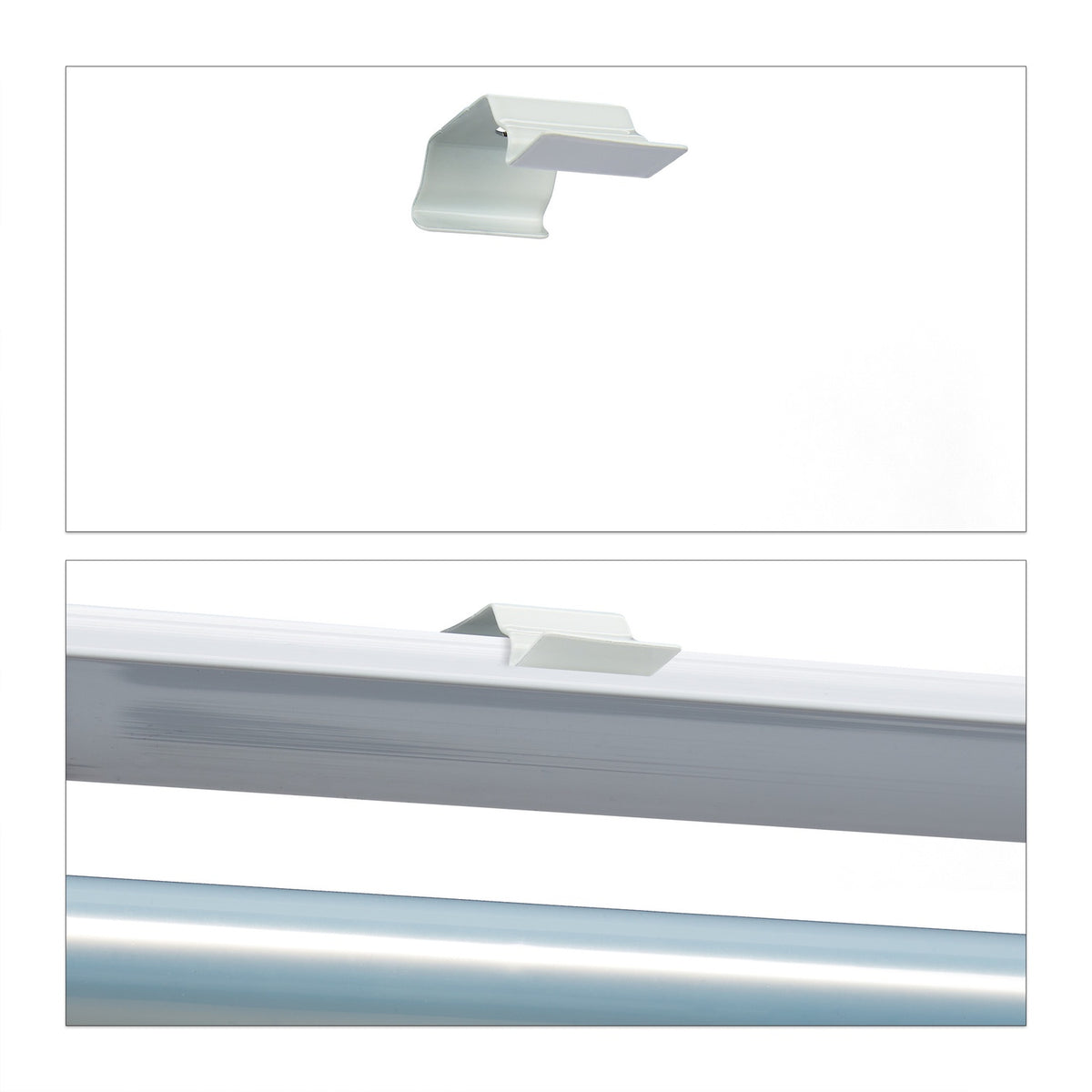 Transparent Water-Repellent Bathroom Roller Blind
