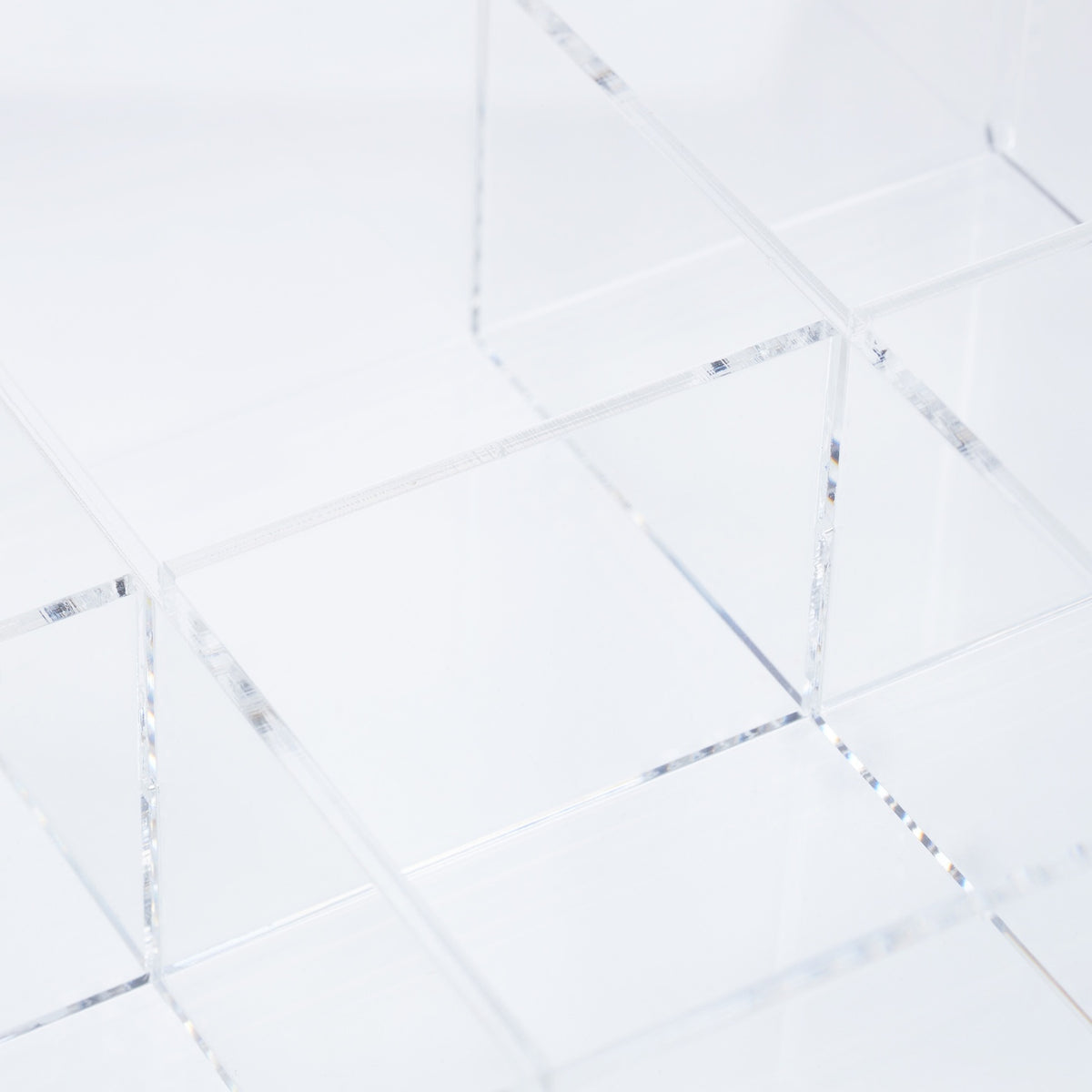 Transparent tea box with 6 compartments
