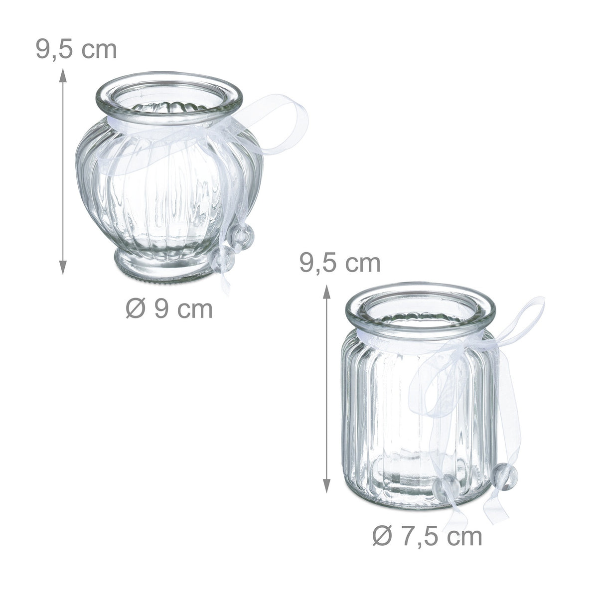 Transparent wind light set of 12