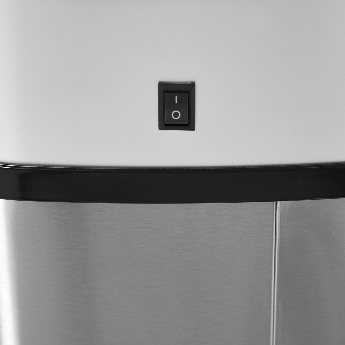 Trash Can 58L Automatic Trash Can With Infrared Sensor, Hygienic, Large, Stainless Steel, Silver, L40.9Xw28.9Xh68 Cm