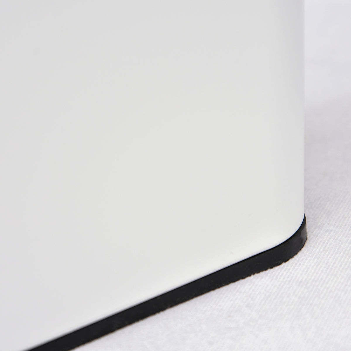 Trash Can 5L Pedal Bin With Lid And Foot Pedal, Inner Bin, Metal, White, 29.2X14X32 Cm, For Living Room, Office