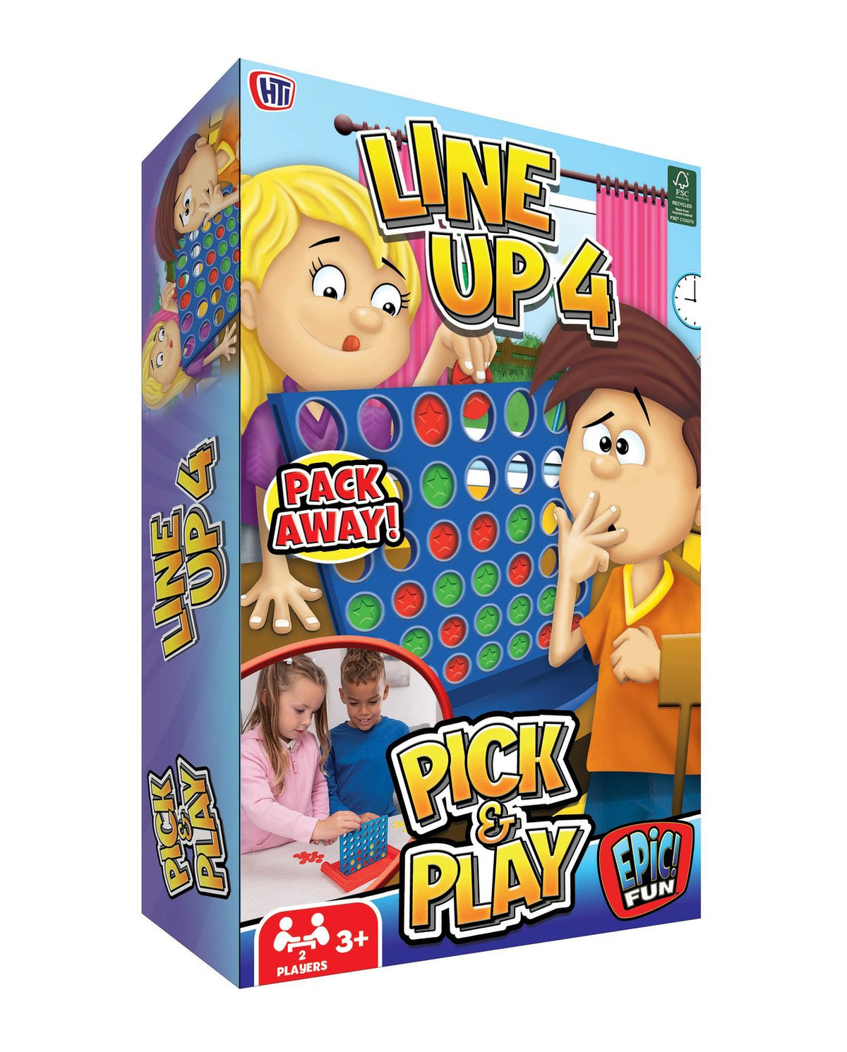 Travel 4-in-a-Row Game, Nordic Edition, Ages 3+