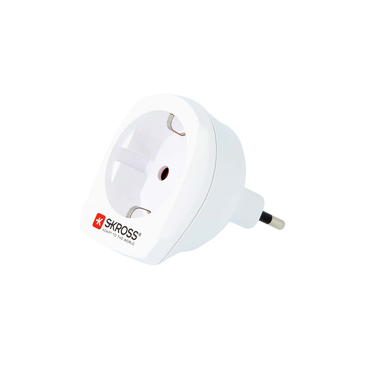 Travel Adapter Europe-to-Switzerland Grounded