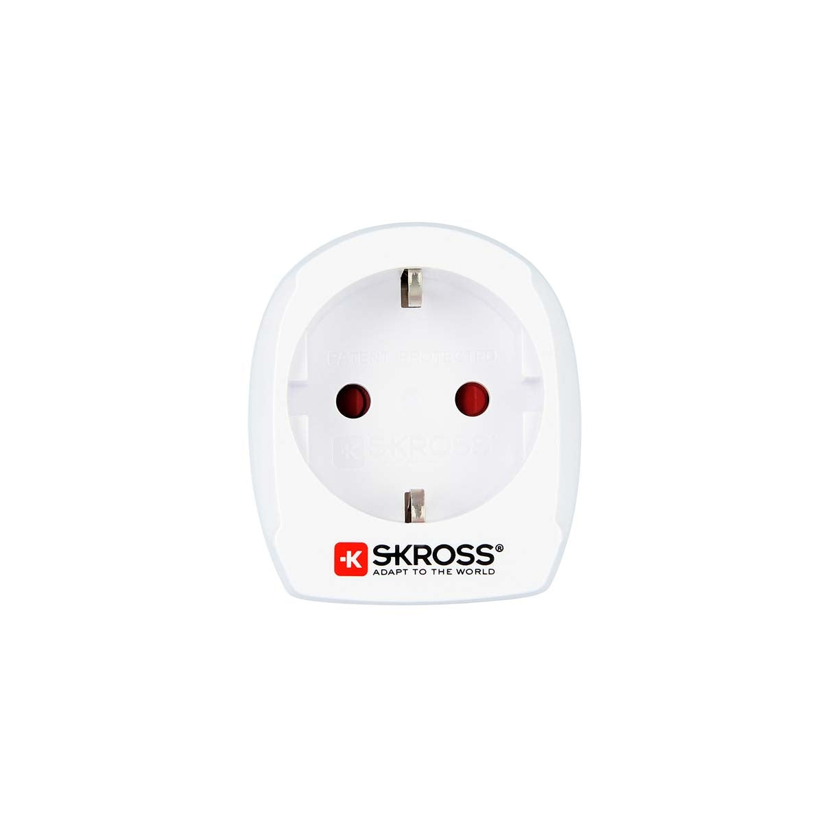 Travel Adapter Europe-to-Switzerland Grounded