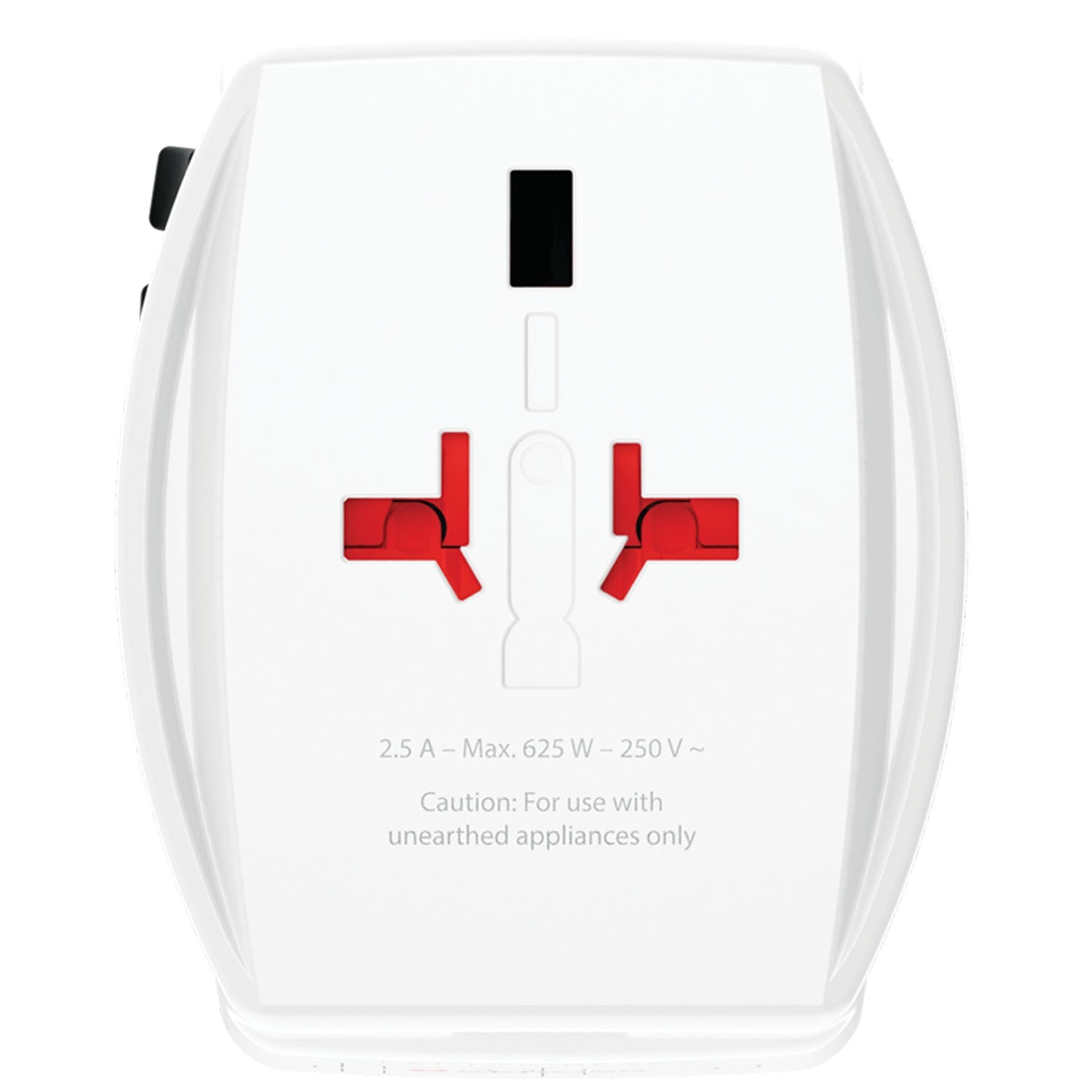 Travel Adapter USB-A+C PD 30W, Universal, Non-Grounded