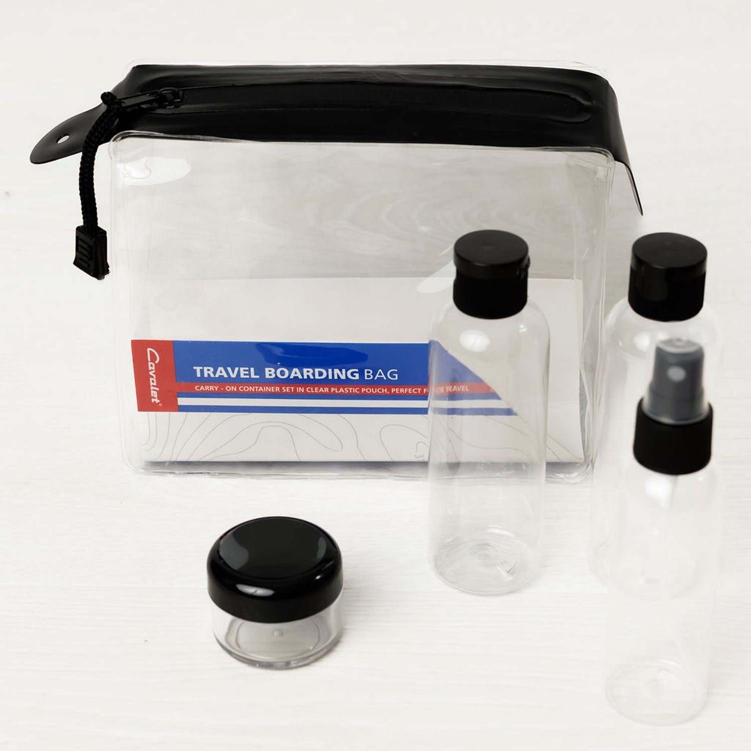 Travel Kit with Neck Pillow and Travel Bottles Set
