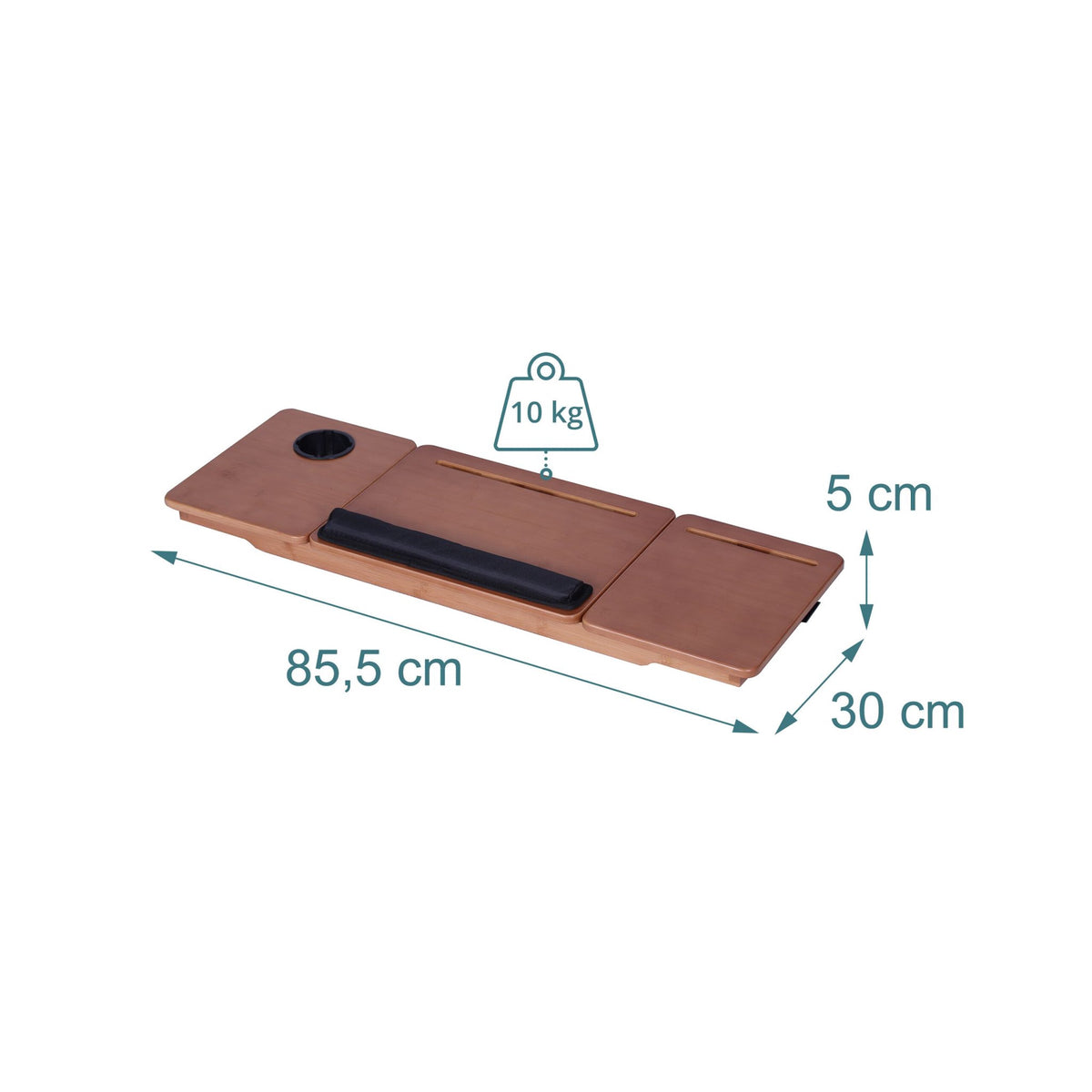 Treadmill Laptop Desk – Ergonomic Bamboo Workstation