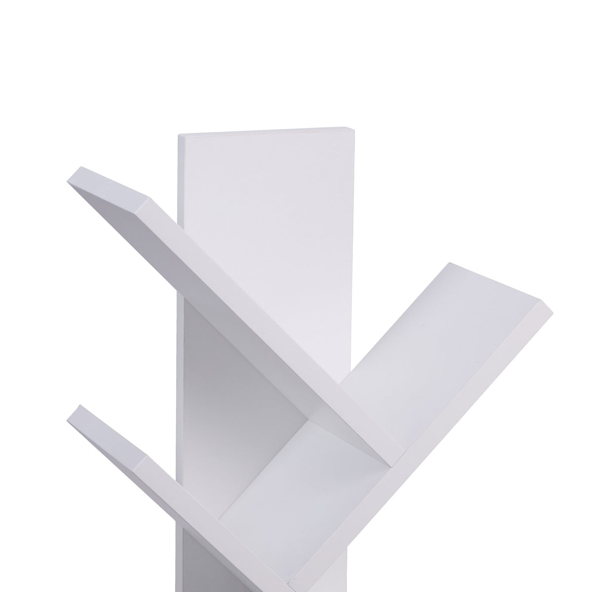 Tree Bookshelf, White – Modern Bookcase for Living Room