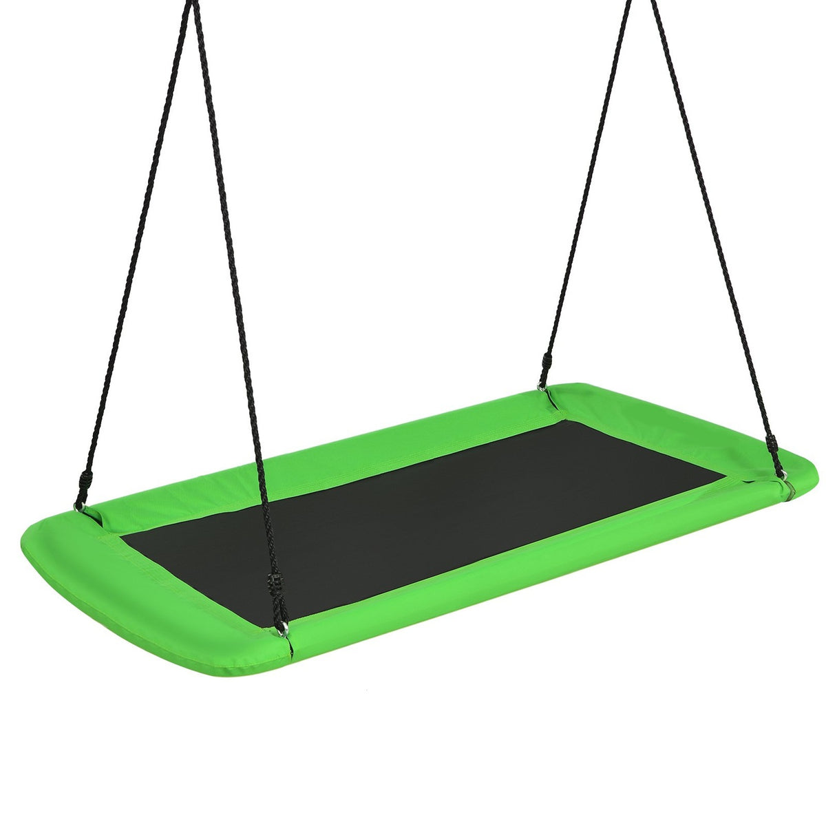 Tree swing nest swing 100-180cm adjustable rope indoor & outdoor tree swing swing green