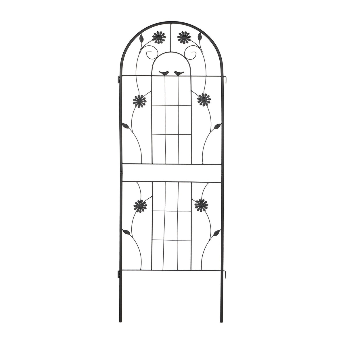 Trellis 150 cm set of 2 black