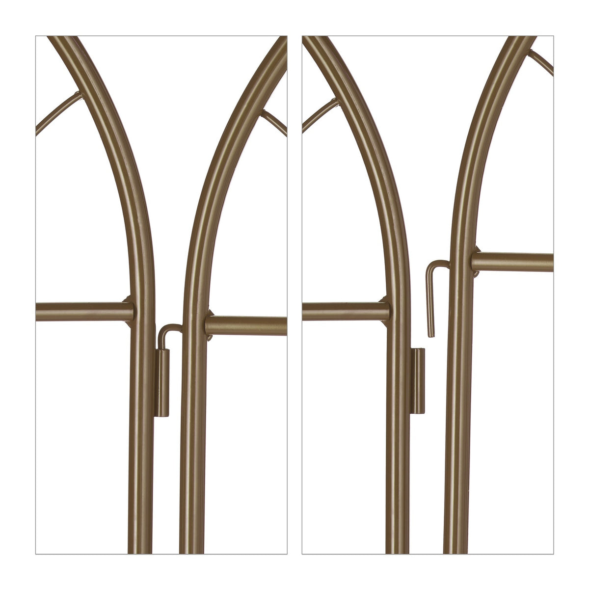 Trellis 150 cm set of 2 brown