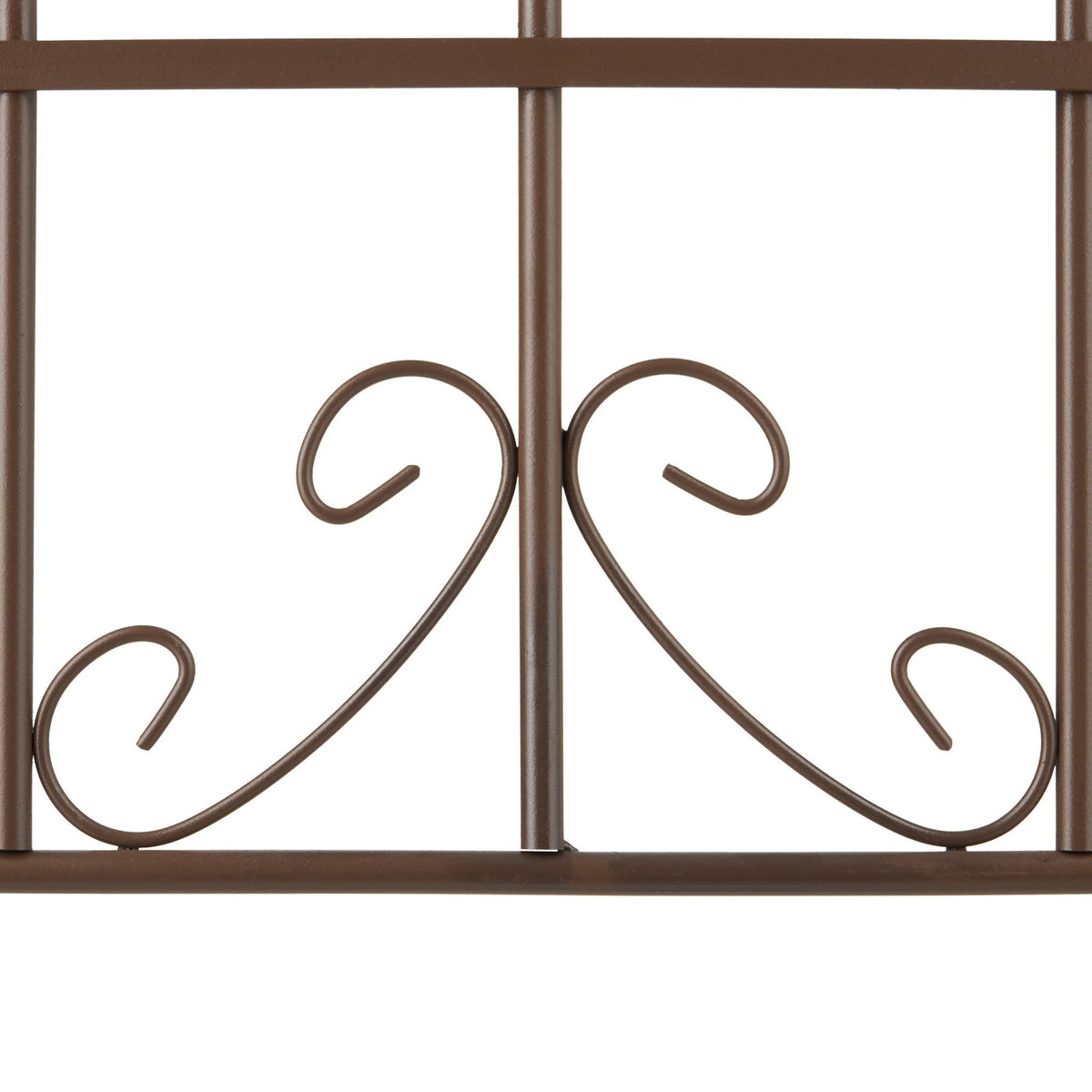 Trellis 180 cm set of 2 brown