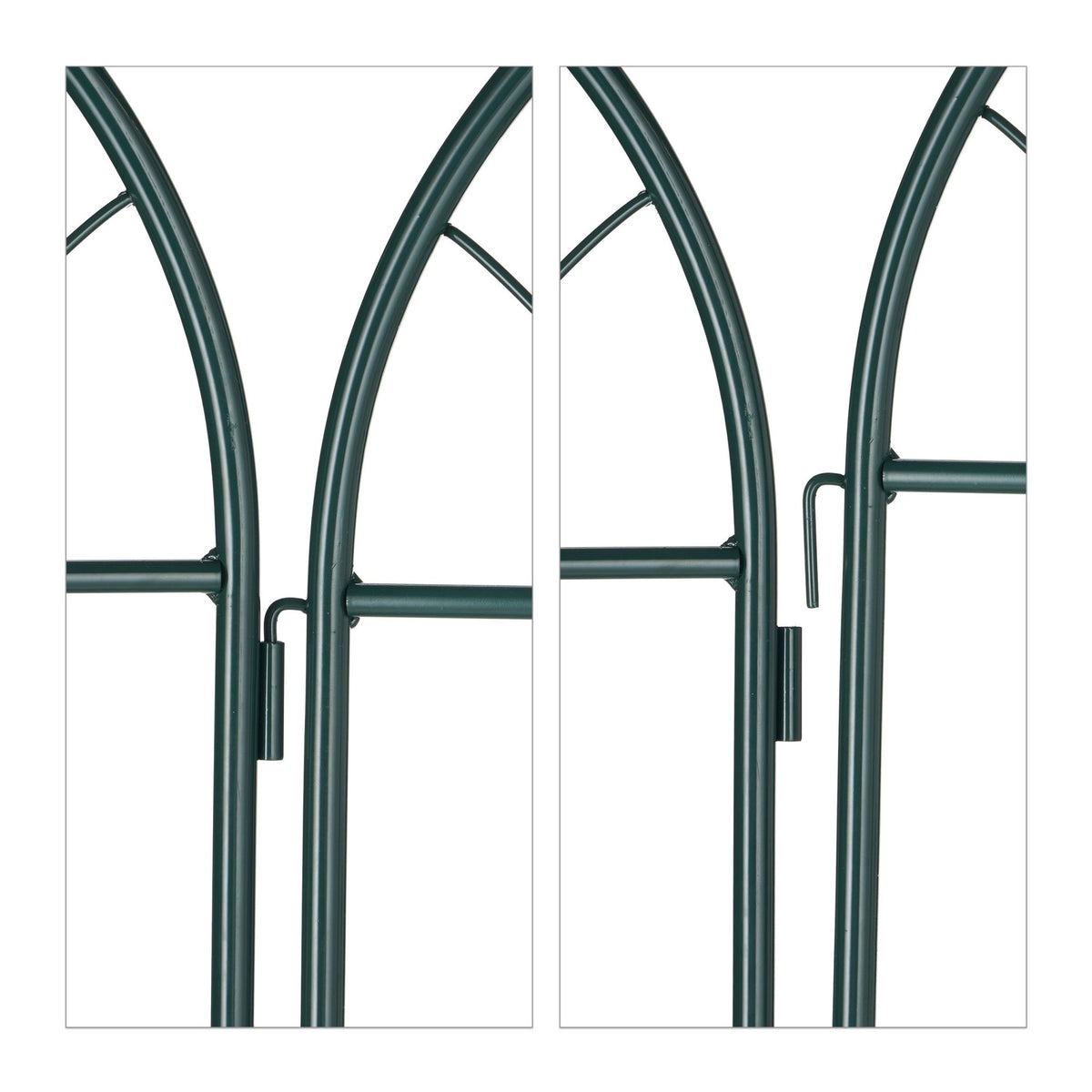 Trellis 220 cm set of 2 green