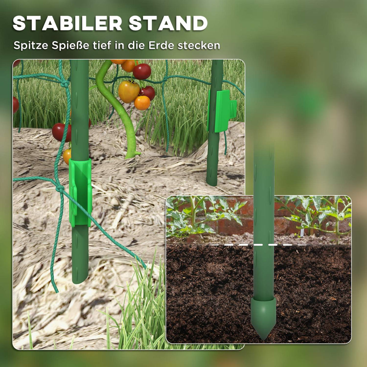 Trellis for climbing plants, adjustable trellis, plant trellis with net, plant frame, steel, green, 43 x 182 x 183 cm for garden, balcony
