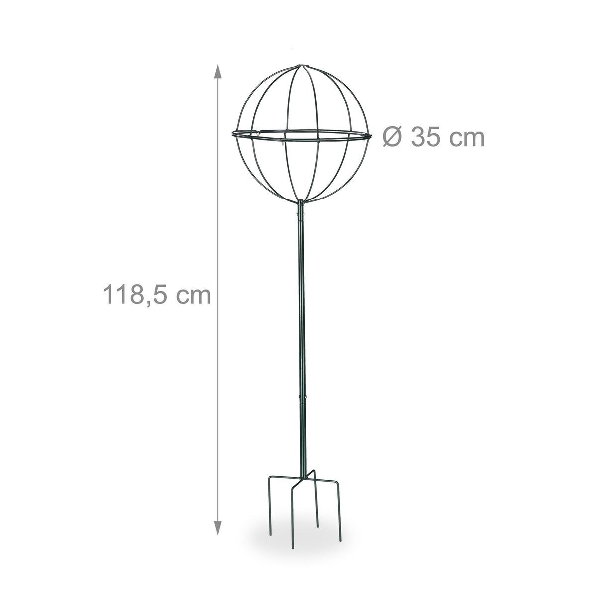 Trellis globe set in two