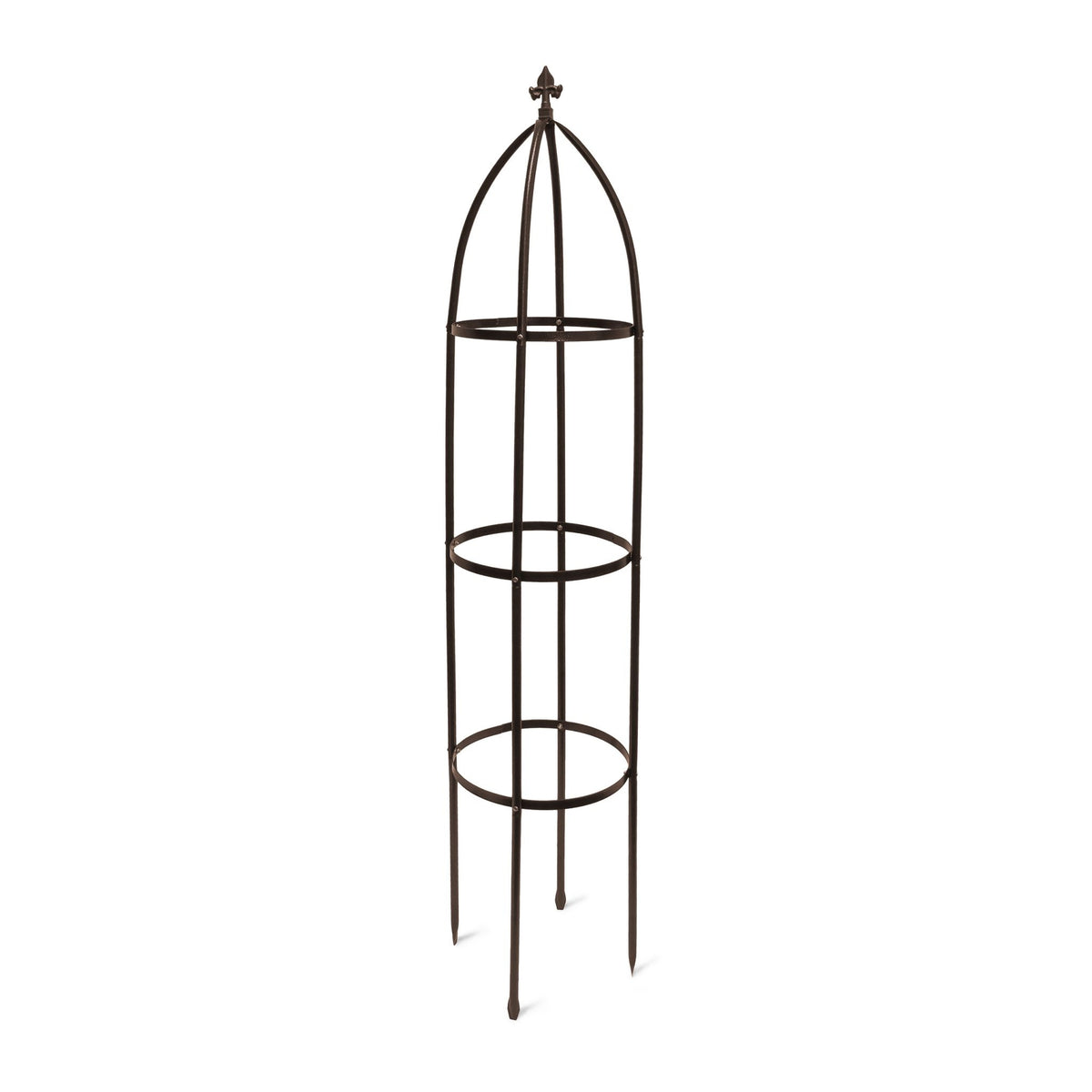 Trellis obelisk metal brown 190 cm