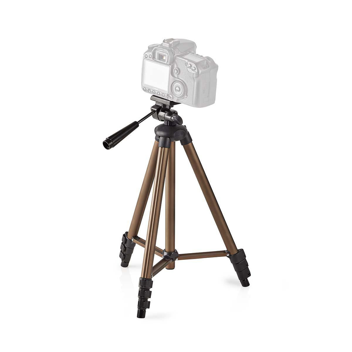 Tripod | Maximum load capacity: 2.0 kg | Minimum working height: 40.5 cm | Maximum working height: 128.0 cm | 4 Segment | Pan | Suitcase included | ABS / Aluminum | Bronze / Black