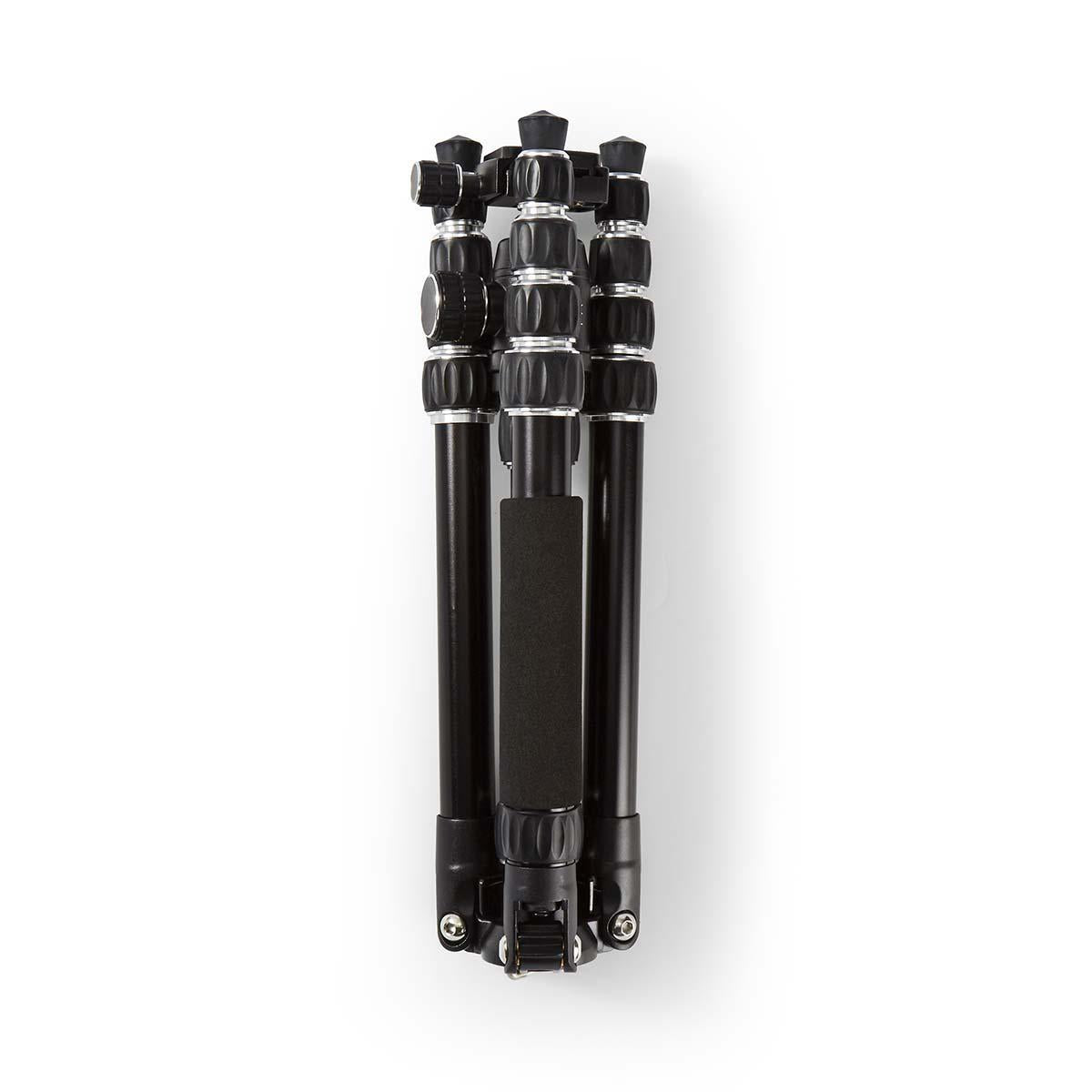 Tripod | Maximum load capacity: 3.0 kg | Minimum working height: 17.5 cm | Maximum working height: 145.0 cm | 3 Segments | Ball Head | Travel bag included | Reversible center column | ABS / Aluminium | Black