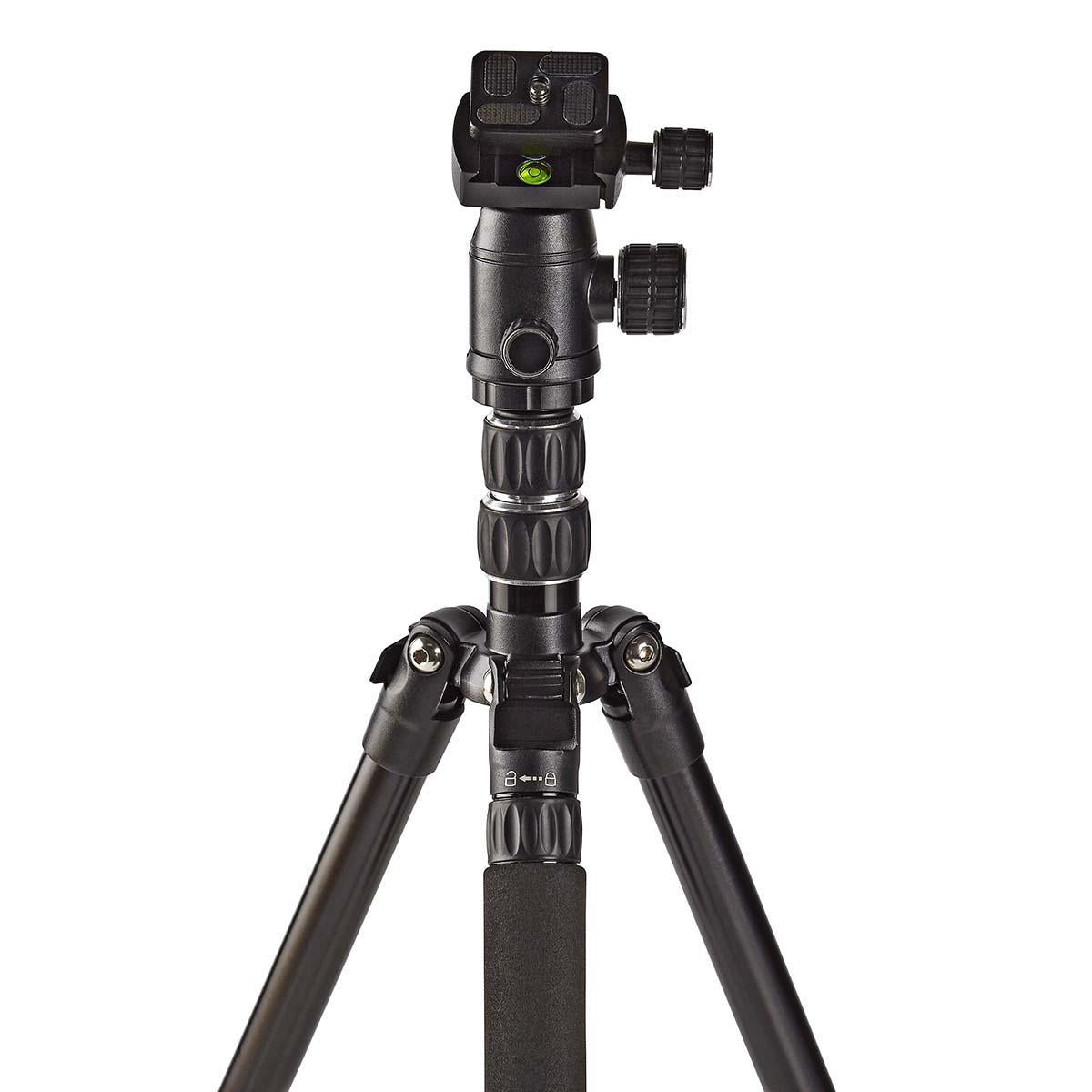 Tripod | Maximum load capacity: 3.0 kg | Minimum working height: 17.5 cm | Maximum working height: 145.0 cm | 3 Segments | Ball Head | Travel bag included | Reversible center column | ABS / Aluminium | Black