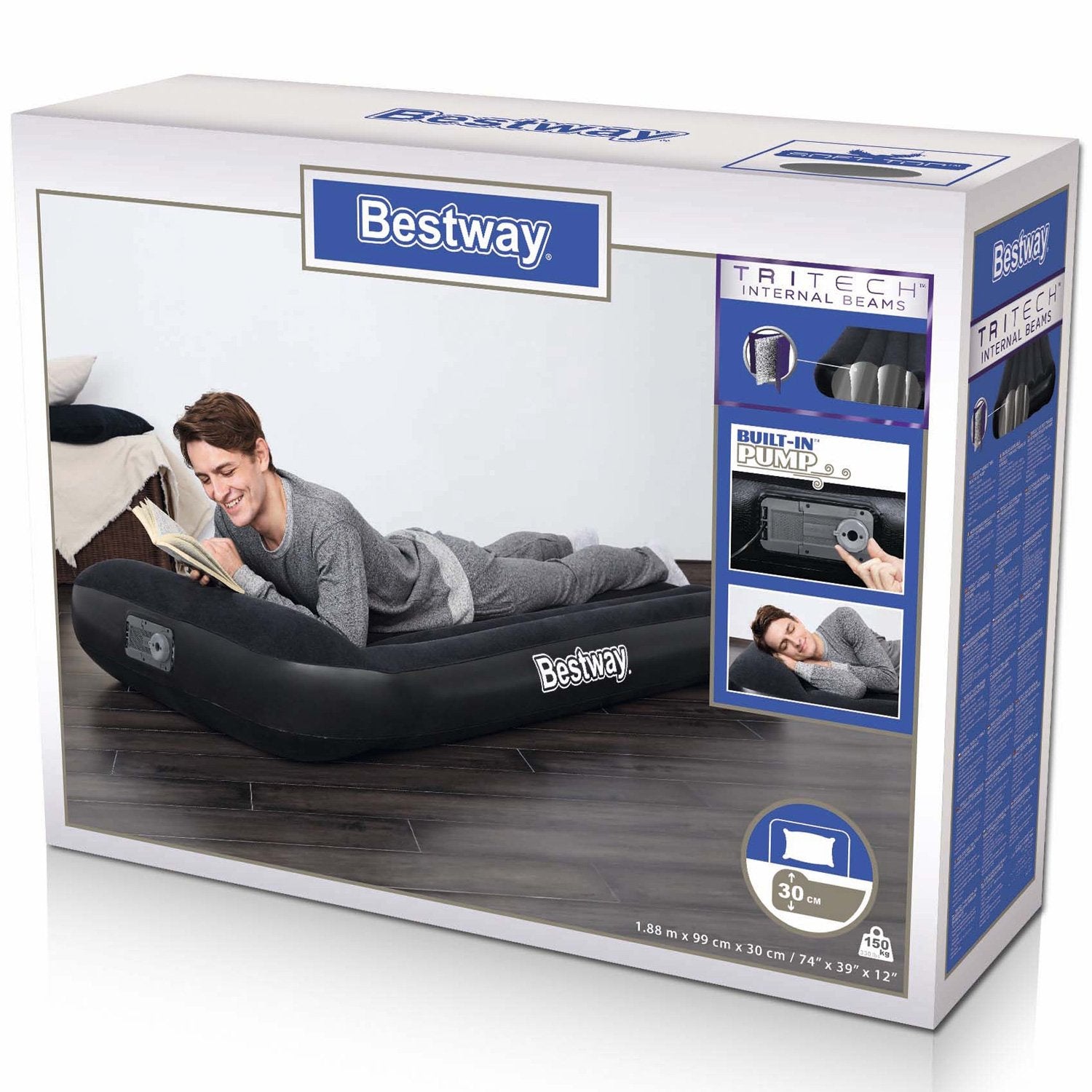Tritech Air mattress 1.88m x 99cm x 30cm