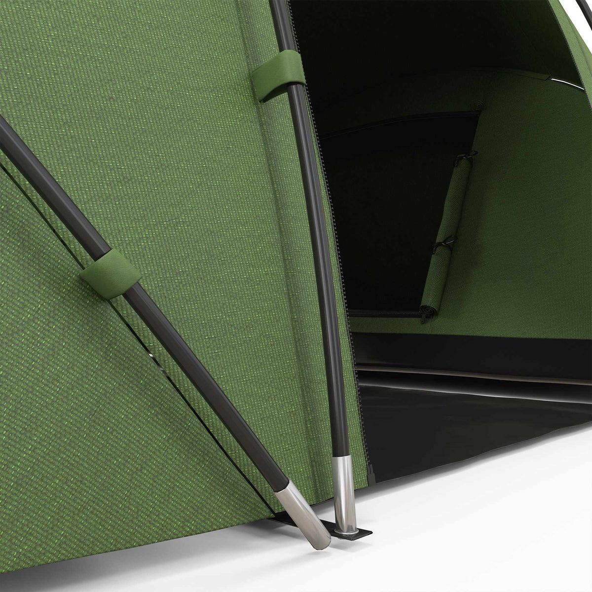 Tunnel Tent for 4-6 People, Waterproof 2000mm, Green