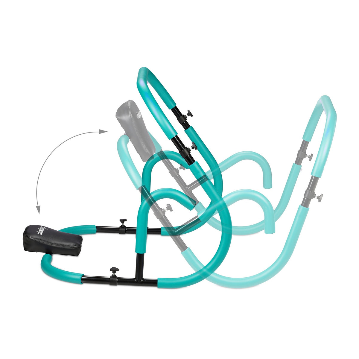 Turquoise Ab Trainer with Neck Support for Home Use