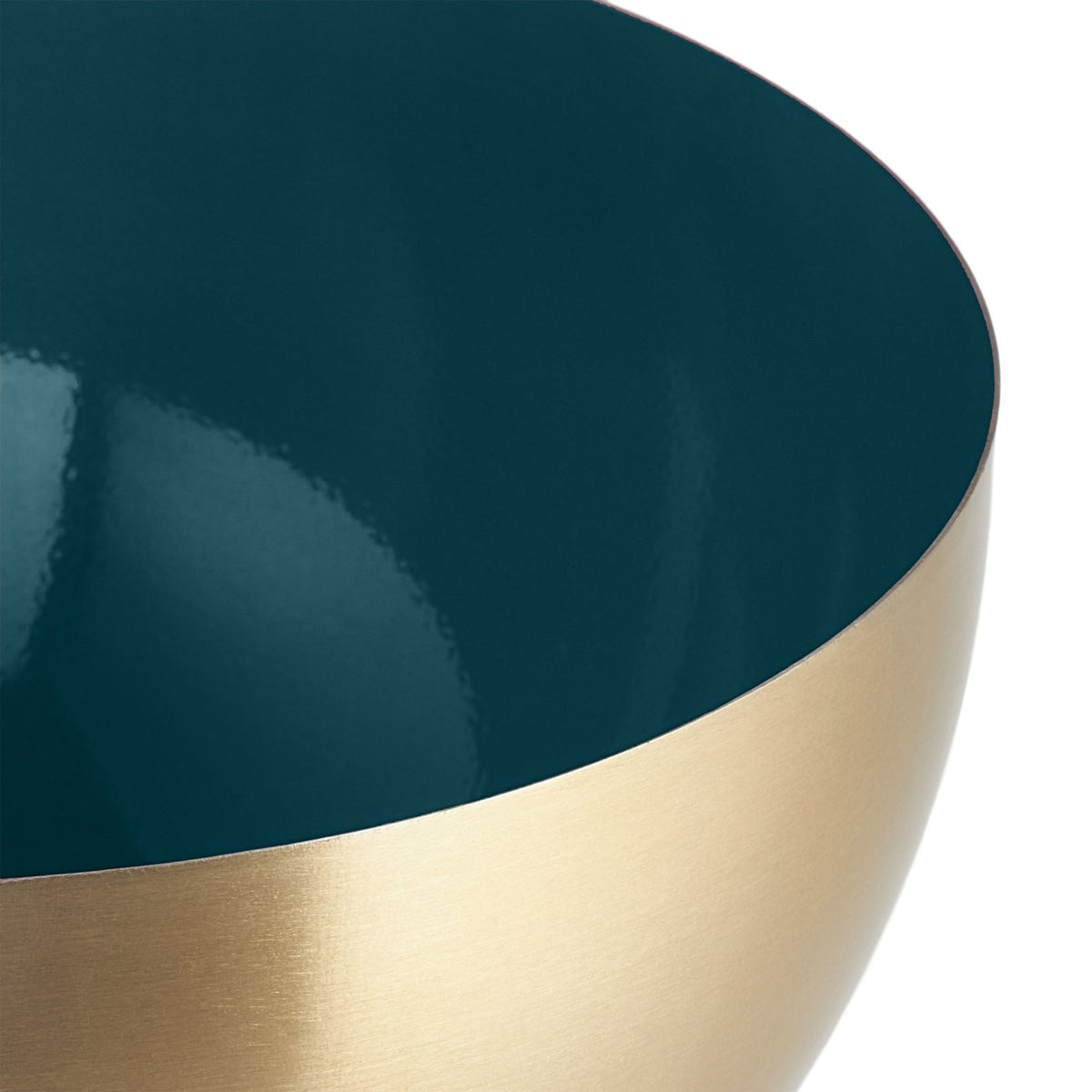Two-Tone Stainless Steel Serving Bowl