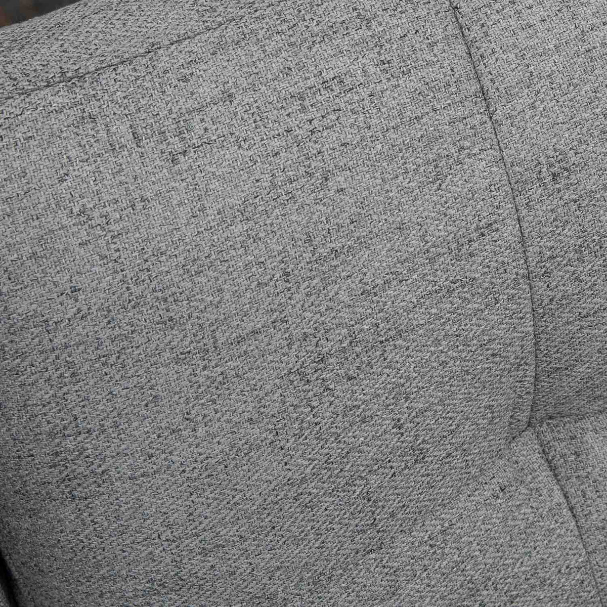 Two-seater 2-seater sofa with cushions, loveseat with linen look, double sofa for living room, bedroom, steel, gray, 139 x 68 x 76 cm