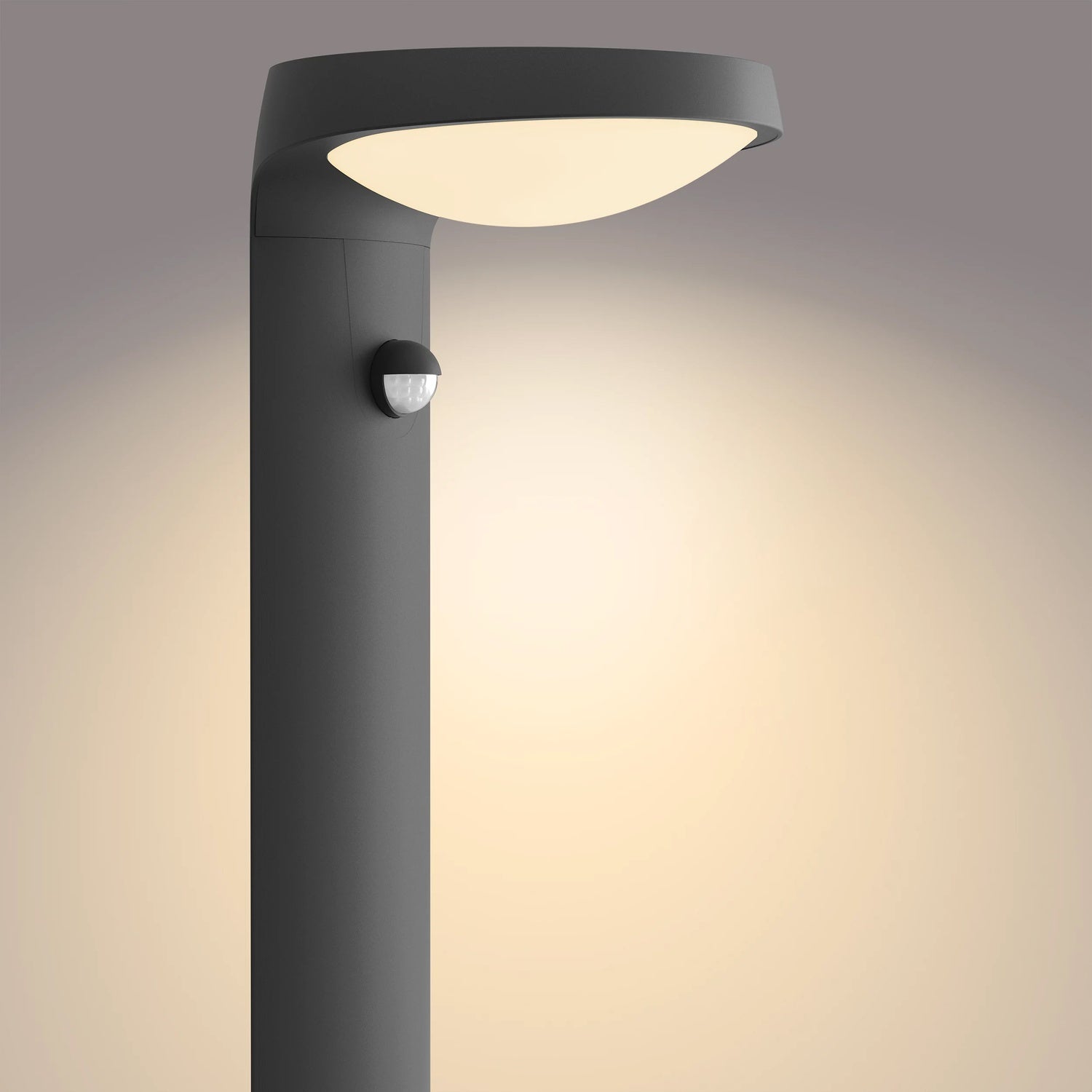 Tyla Pedestal Solar cell IR sensor Ultra Efficient LED 255lm IP44 Anthracite