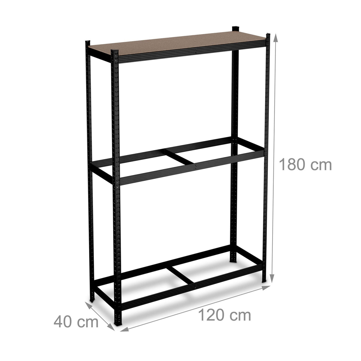 Tyre Rack for 8 Tyres, Adjustable Steel Shelves