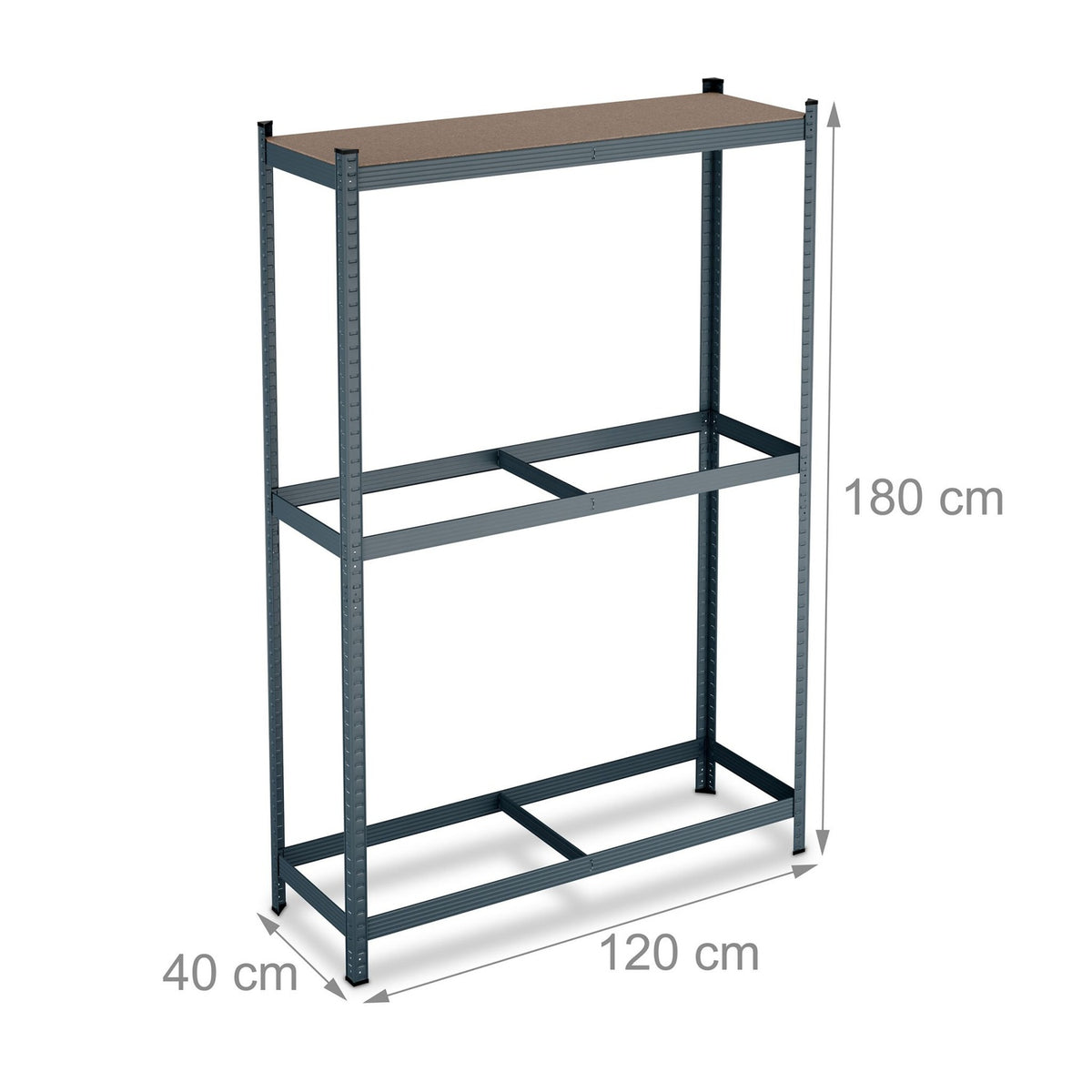Tyre Rack for 8 Tyres, Adjustable Steel Shelves