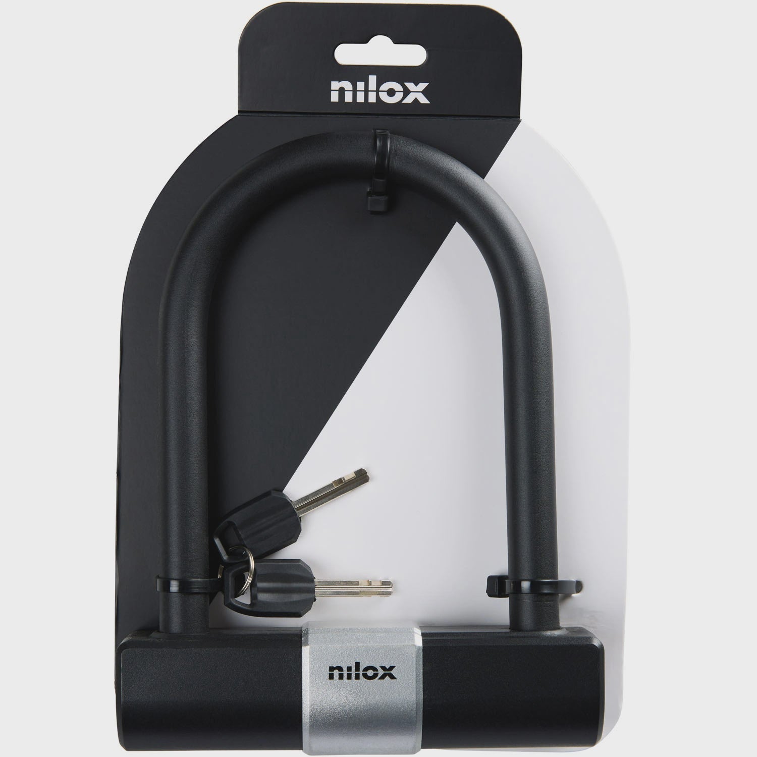 U-Lock for Bikes and Scooters, Metal, 22x17 cm, 2 Keys