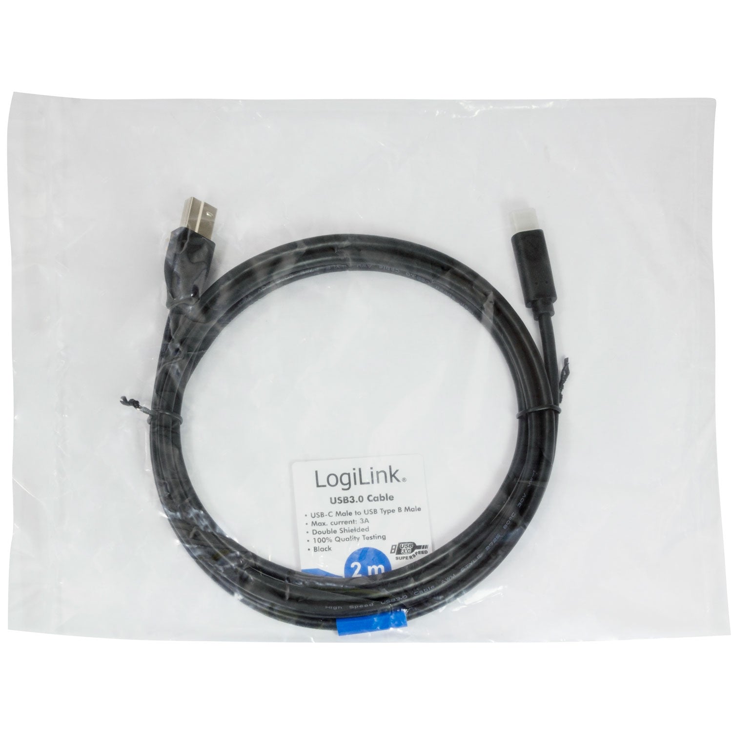USB3.2 Gen1x1 USB-C - USB-B 3.0 2 meters