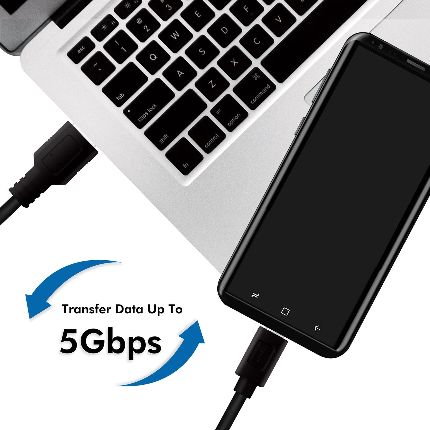 USB-A - USB-C cable USB 3.2 Gen1 15W 1.5m